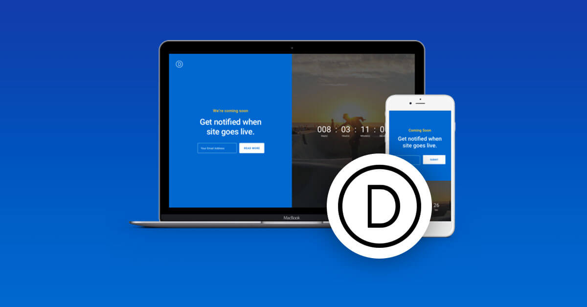 Creare pagina coming soon con Divi Esempio di pagina coming soon con Divi